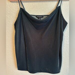 Banana Republic Sage Green Velvet Cowl Neck Camisole Shell Top